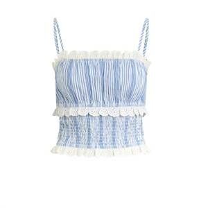 NEW BILA77 women's alba top in chambray blue